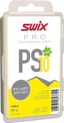 Swix PS10 yellow 60 g (0°C / 10°C) Glide Wax