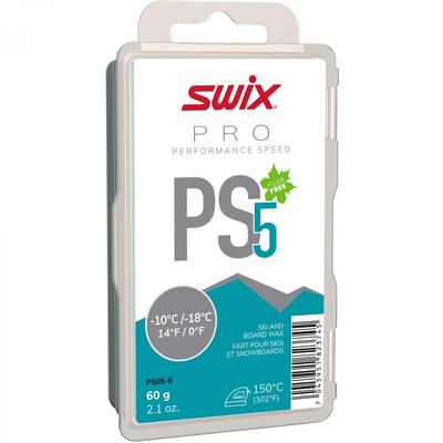 Swix PS05 tyrkysový 60 g (-10°C do -18°C) Sklzový vosk