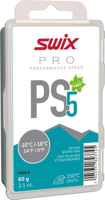 Swix PS05 Turquoise 60 g (-10°C do -18°C) Glide Wax