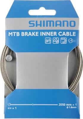 Shimano Brake Cable Stainless 1,6x2050 mm steel MTB Brake inner cable