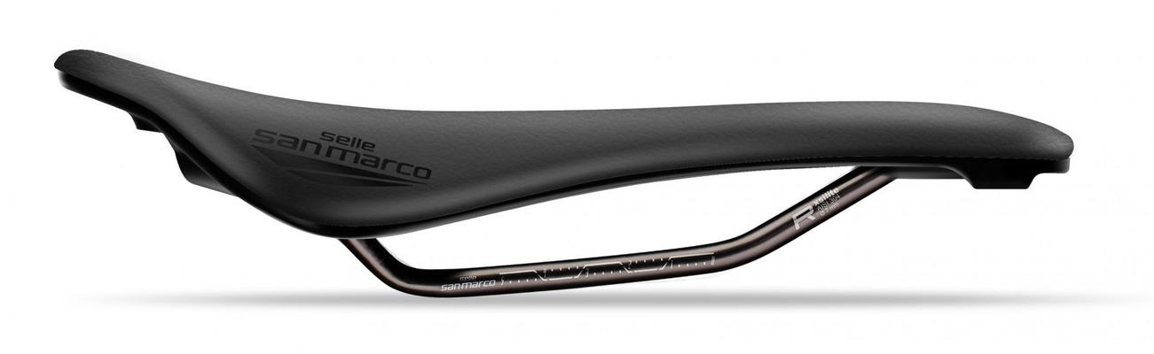 Selle San Marco Shortfit 2.0 Racing Wide Bike saddle with cutout