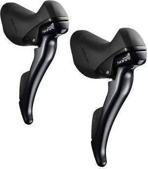 Shimano Dual control Sora R3000 pair 2x9sp Road shifters