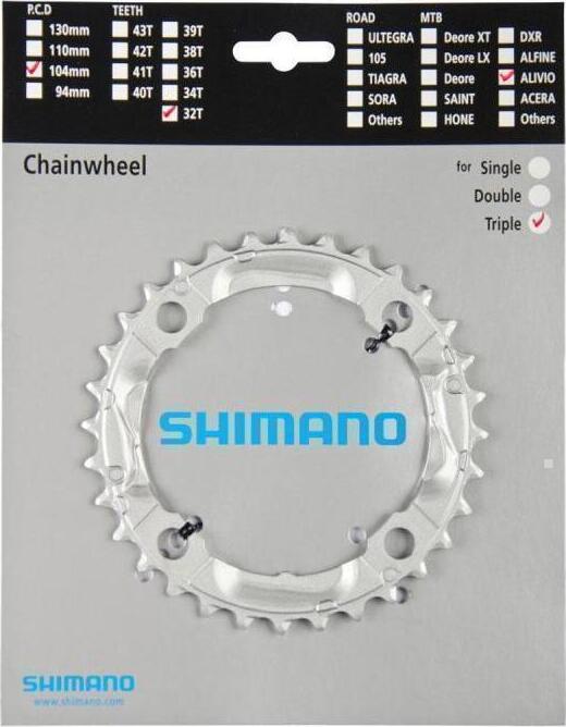 Shimano M430 Alivio 9-k. 104 mm Převodník