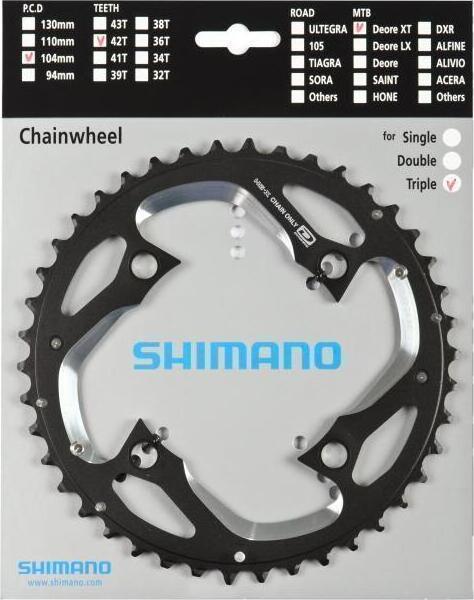 Shimano M780 XT 104 mm Převodník