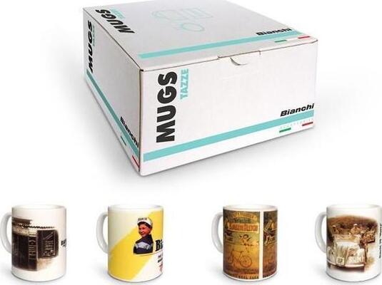 Bianchi 4 mugs set Mugs