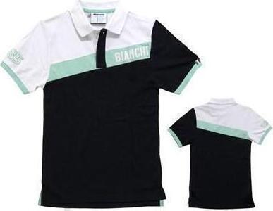 Bianchi polo triko – celeste pásek Triko polo