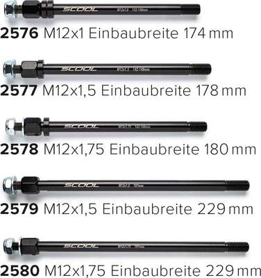 taXXi M12 thru axle Náhradná oska