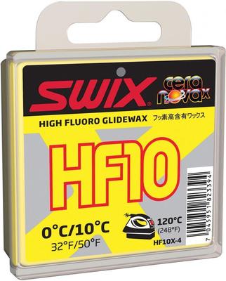 Swix HF10 yellow 40 g (0°C / 10°C) Glide wax