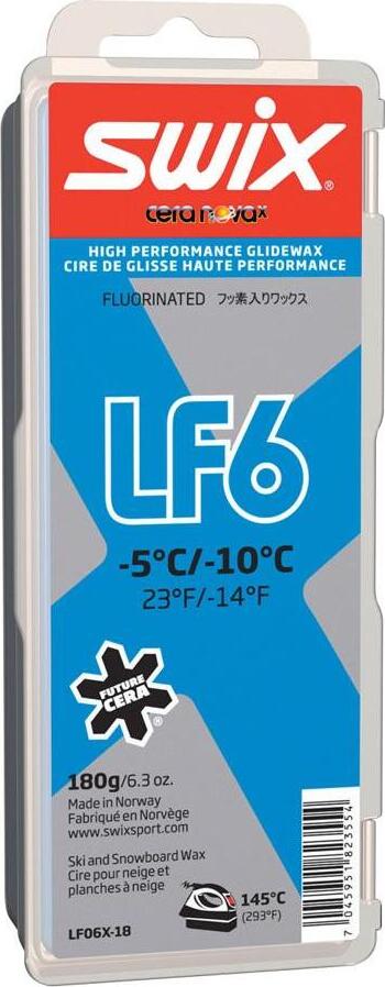Swix LF6 modrý (-5°C / -10°C) Sklzový vosk
