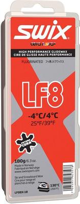 Swix LF8 červený (-4°C / 4°C) Sklzový vosk