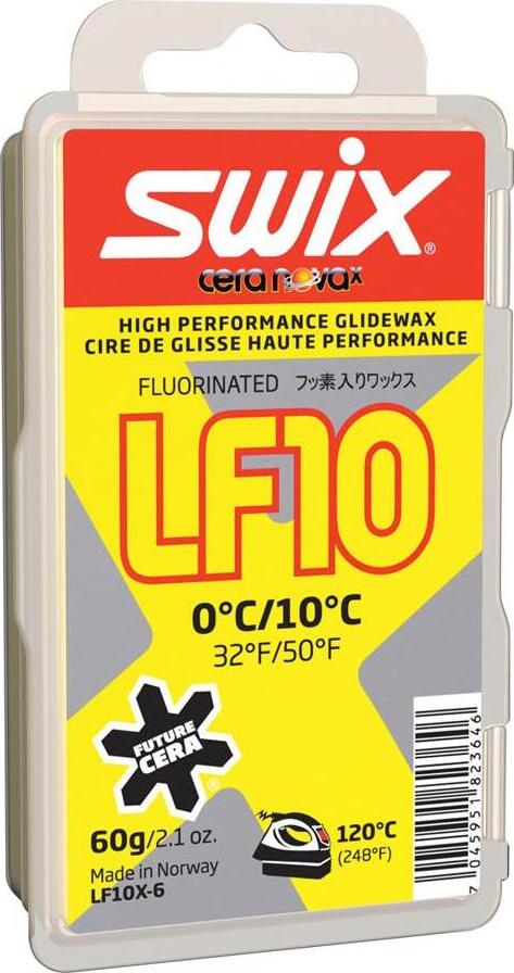 Swix LF10 yellow (0°C / 10°C) - 60 g Glide wax