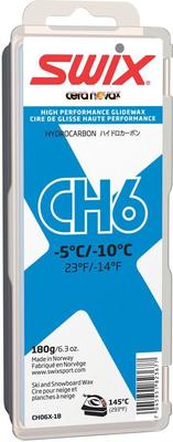 Swix CH6 modrý (-5°C / -10°C) - 180 g Sklzový vosk
