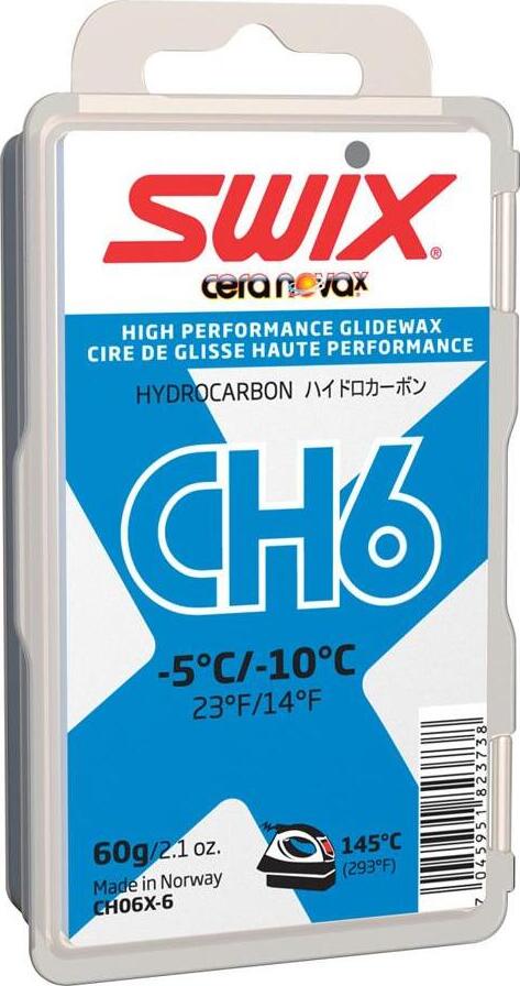 Swix CH6 blue (-5°C / -10°C) - 60 g Glide wax