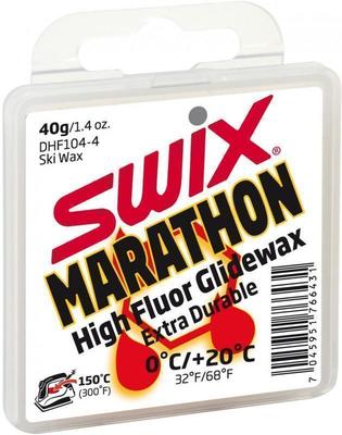 Swix DHF104-4 Marathon HF biely 40 g (0°C / 20°C) Sklzový vosk
