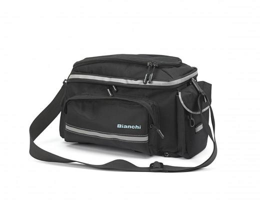 Bianchi official Messenger Bag TBPI-03 BK Black Celeste/ Bicycle crossbody Bag 