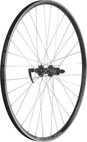 Koleso  Standard 27,5" MTB čierne + GBS zadné kazetové s rýchloupínačom 