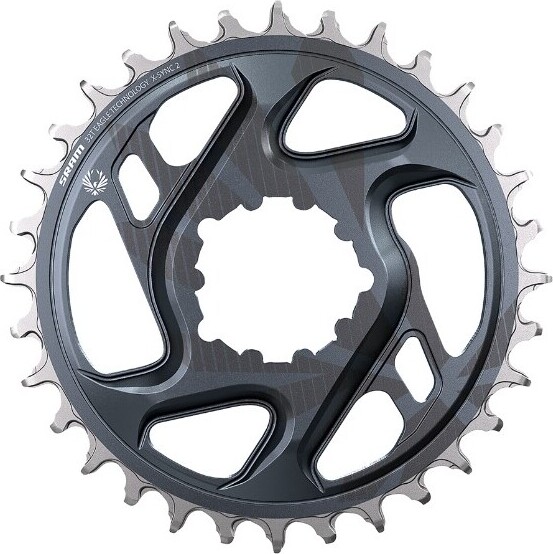 SRAM X-SYNC 2 34T Direct Mount 6mm Offset Eagle Lunar Grey Chainring