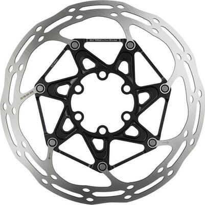 SRAM Centerline 2 Piece Black (v balení titanové šrouby) Rounded - 160 mm Brzdový kotouč