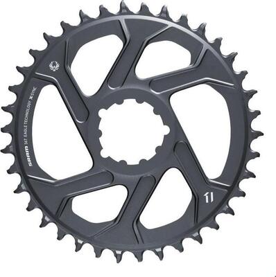 SRAM X-SYNC 2 SL 36z Direct Mount 6mm Offset  Alum Eagle Lunar Grey, 12 s Chainring