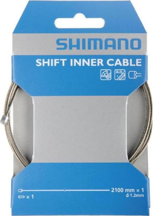 Shimano Lanko řadící 1,2 x2 100 mm Řadicí lanko