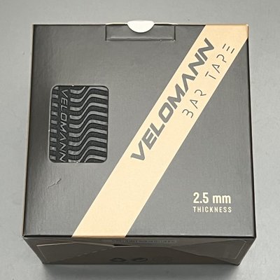 Velomann SNAKE 28 Soft touch 2,5 mm, Full black (Road) Bar tape