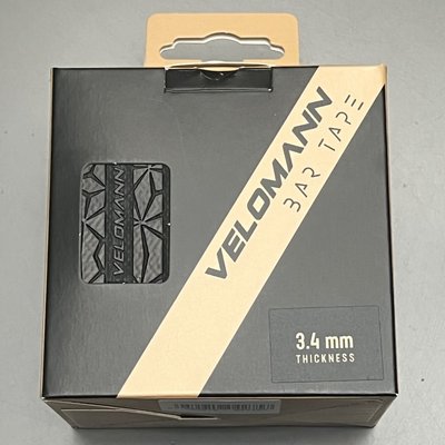 Velomann LEAF 35 Soft touch 3,4 mm, Full black (Gravel) Omotávka