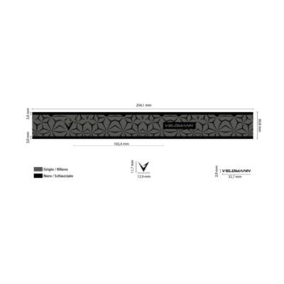 Velomann LEAF 35 Soft touch 3,4 mm, Full black (Gravel) Bar tape
