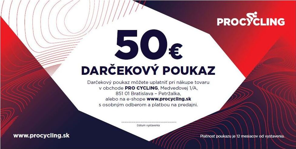 Darčeková poukážka 50 € Poukážka na nákup tovaru