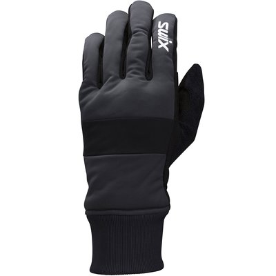 Swix Rukavice Cross textil black Gloves for cross-country skiing