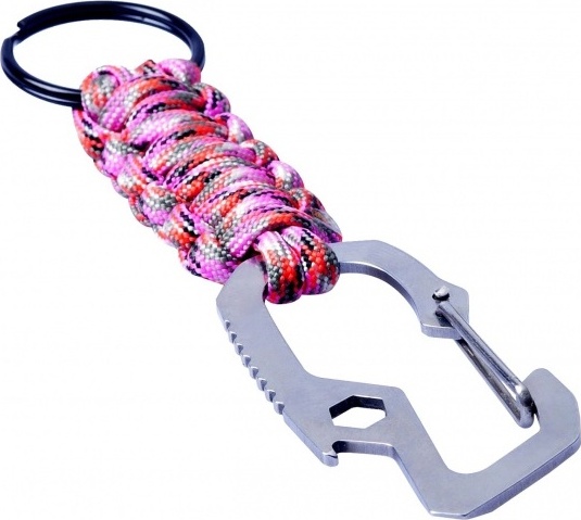 Munkees šnúra s karabinou key fob Prívesok