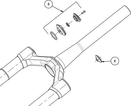 Manitou Mattoc Pro MY22+ Knob Kit MC2/IRT Knob kit