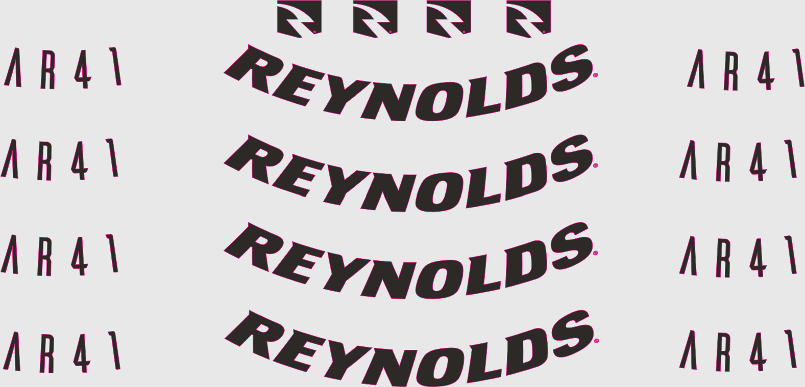 Reynolds Wheel Decal Kit DECAL AR41 DB Polepy kol