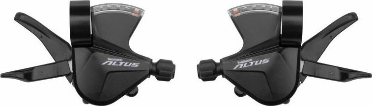 Shimano Altus SLM2010 2x9s Shifting with pointer