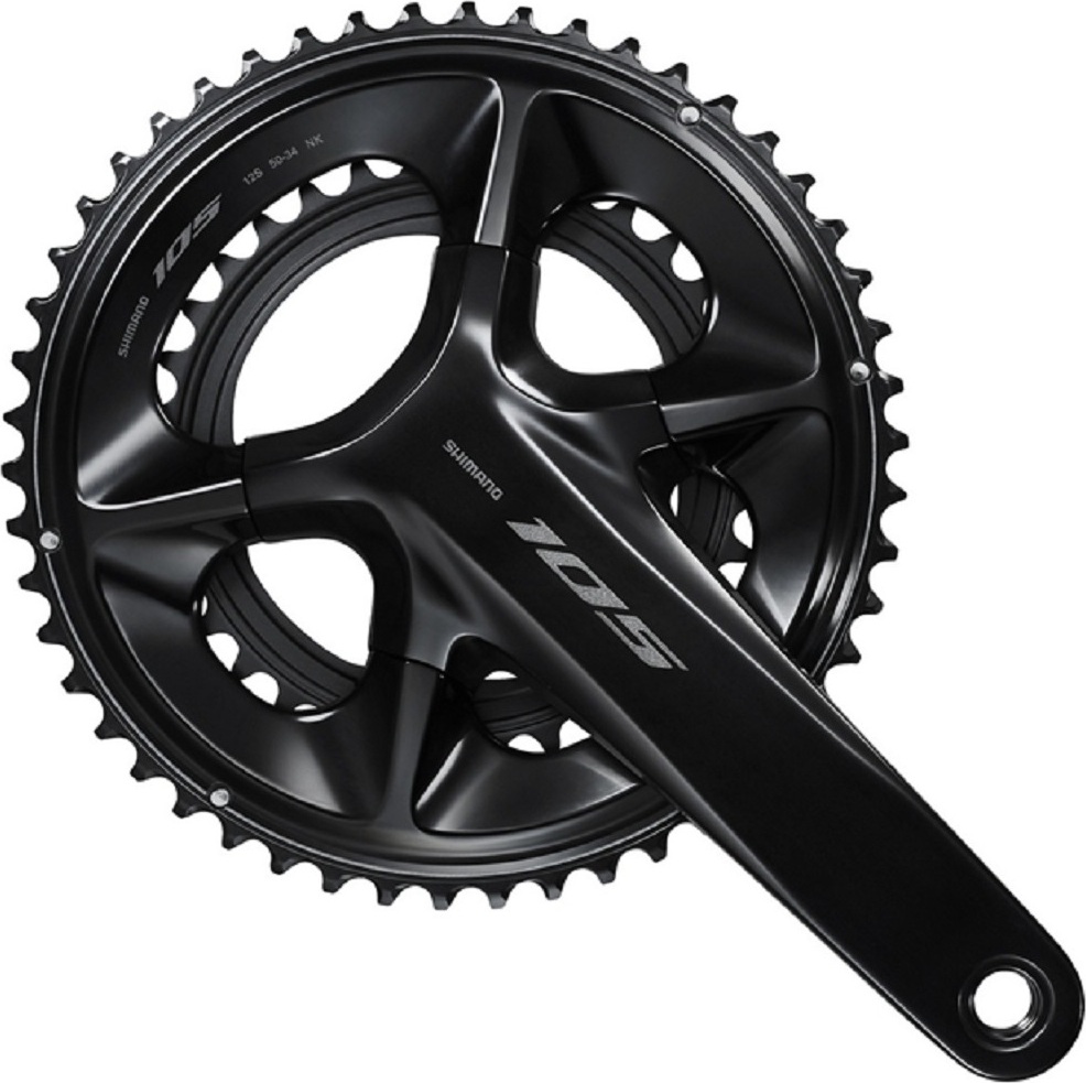 Shimano 105 R7100 50/34 T 12-S HTII without bearing Road crankset