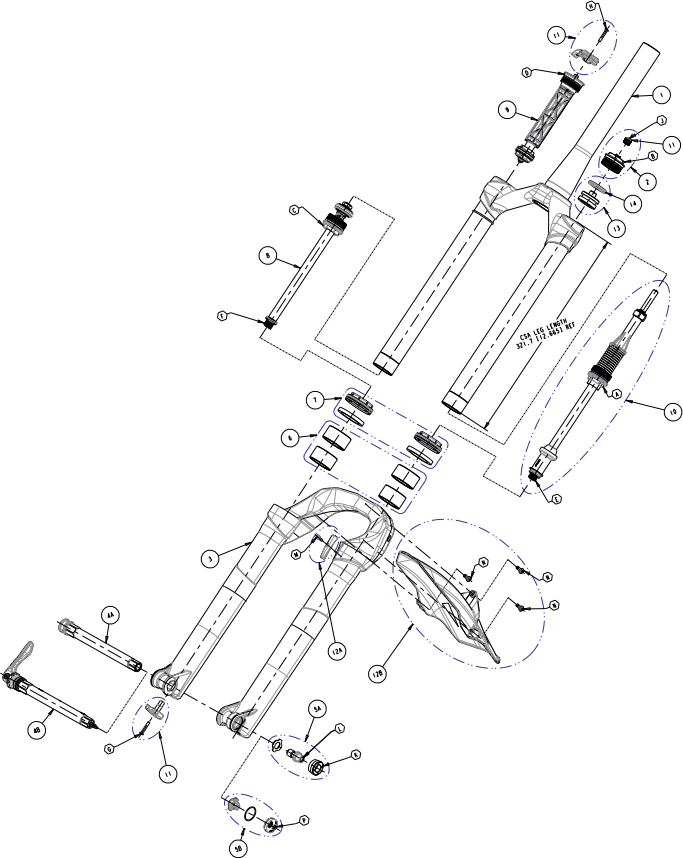 Manitou Rebound Damper Assy  - R7 Expert, Machete, JUNIT 24 Tlmiaca patróna odskoku
