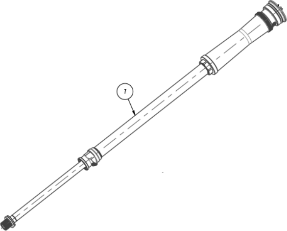 Manitou Mattoc Pro MY22+ Damper Assy MC2 Tlumící patrona