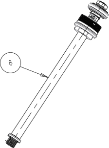 Manitou R7 Expert, Machete, Machete Comp, JUNIT 24 Rebound Damper Assy Tlumící patrona odskoku