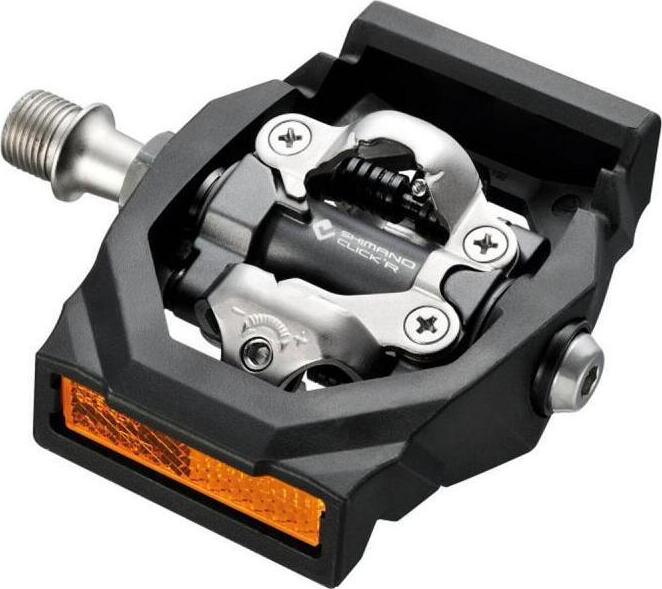 SHIMANO treking T700  Click´R SPD čierne s klietkou Trekkingové pedále