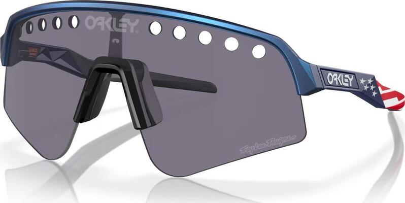 OAKLEY Sutro Lite Sweep Blue Colorshift w/ Prizm Grey Lenses Cyklistické okuliare