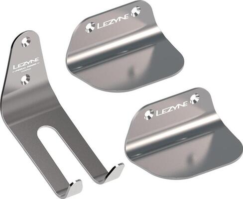 LEZYNE STAINLESS PEDAL HOOK SILVER Stojan na stenu
