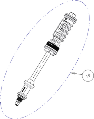 Manitou Expert Air Spring Assy 32 mm - R7 Expert Air spring assembly