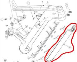 Ca battery cover dt bottom exit t50wh