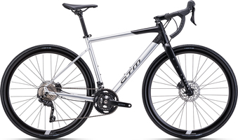 Ctm koyuk 2 0 gravel bike strieborna matna cierna