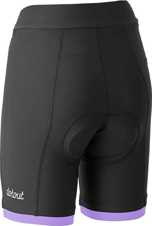 Dotout pantaloncini ciclismo donna instinct black lilac donna