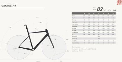 Factor o2 vam cestny bicykel geometria
