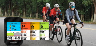 IGPSPORT BSC300T GPS cyklopocitac segment tracking