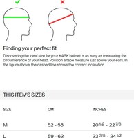 Kask nirvana tabulka velkosti