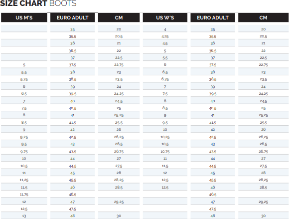 Madshus size guide boots[1]