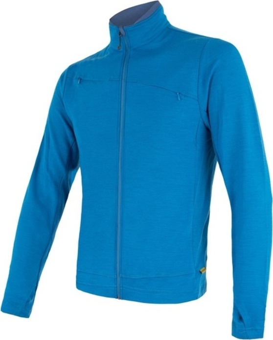 Merino upper mikina celozip modra[1]