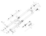 VTT Compression Damper assy 34mm chassis for Mattoc Expert schéma